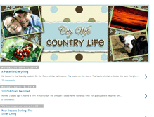 Tablet Screenshot of citywifecountrylife.com